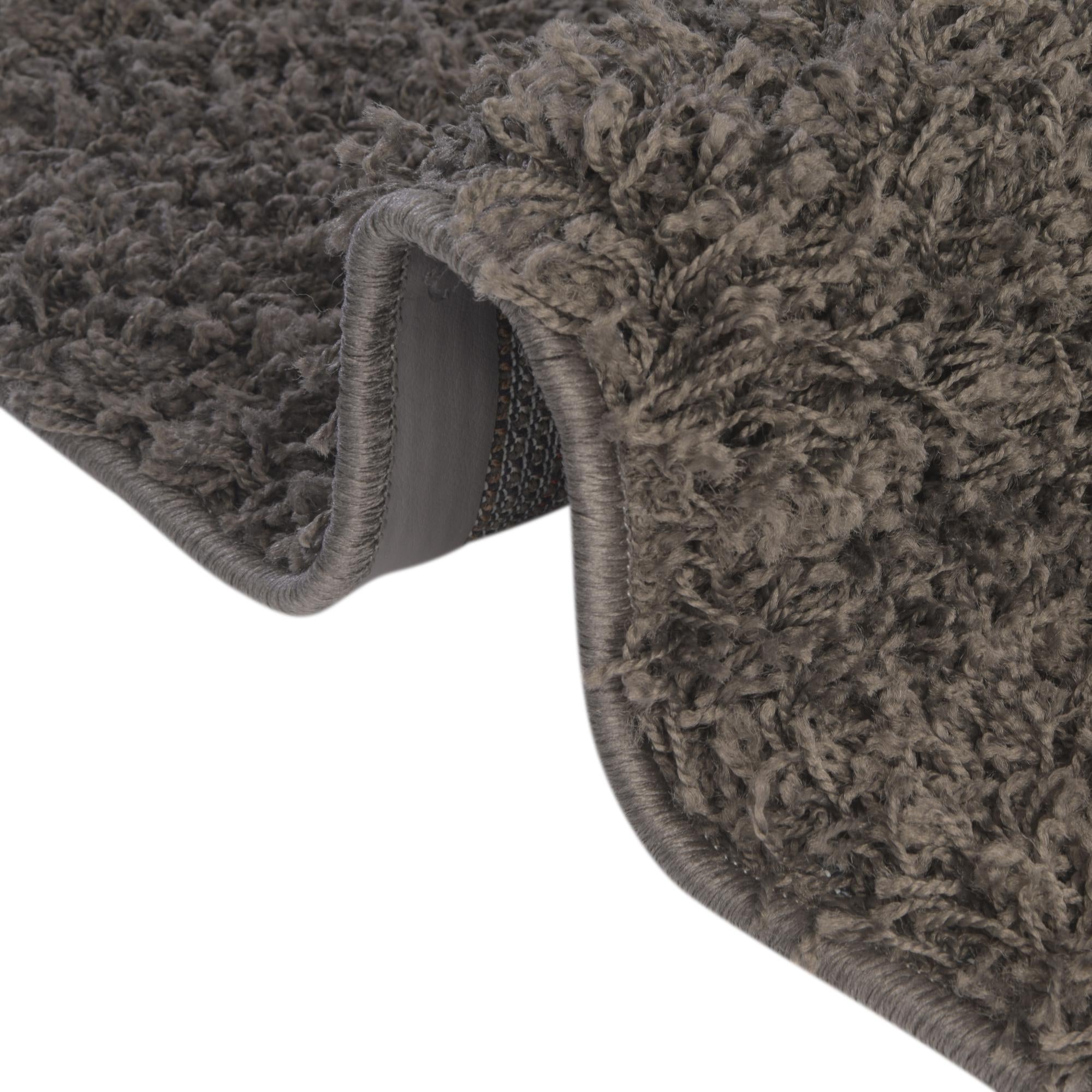 Plush Oasis Collection Area Rug - Serenity (Graphite Gray)