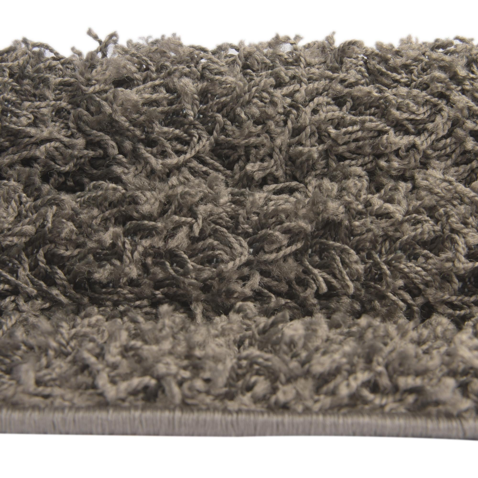 Plush Oasis Collection Area Rug - Serenity (Graphite Gray)