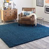 Plush Oasis Collection Area Rug - Serenity (Sapphire Blue) Square Sapphire Blue  lifestyle 41