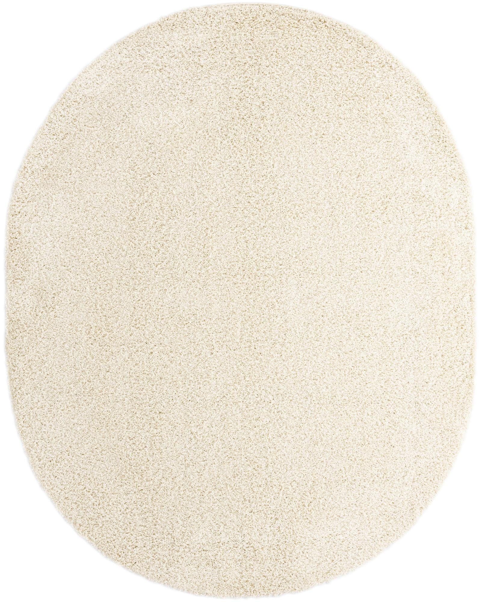 Plush Oasis Collection Area Rug - Serenity (Pure Ivory)