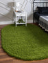 Plush Oasis Collection Area Rug - Serenity (Grass Green)