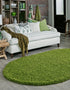 Plush Oasis Collection Area Rug - Serenity (Grass Green)