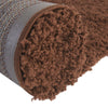 Plush Oasis Collection Area Rug - Serenity (Chocolate Brown) Oval Chocolate Brown  lifestyle 30