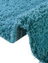 Plush Oasis Collection Area Rug - Serenity (Deep Aqua Blue)