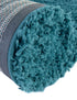 Plush Oasis Collection Area Rug - Serenity (Deep Aqua Blue)