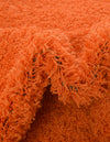 Plush Oasis Collection Area Rug - Serenity (Tiger Orange) Oval Tiger Orange  lifestyle 21