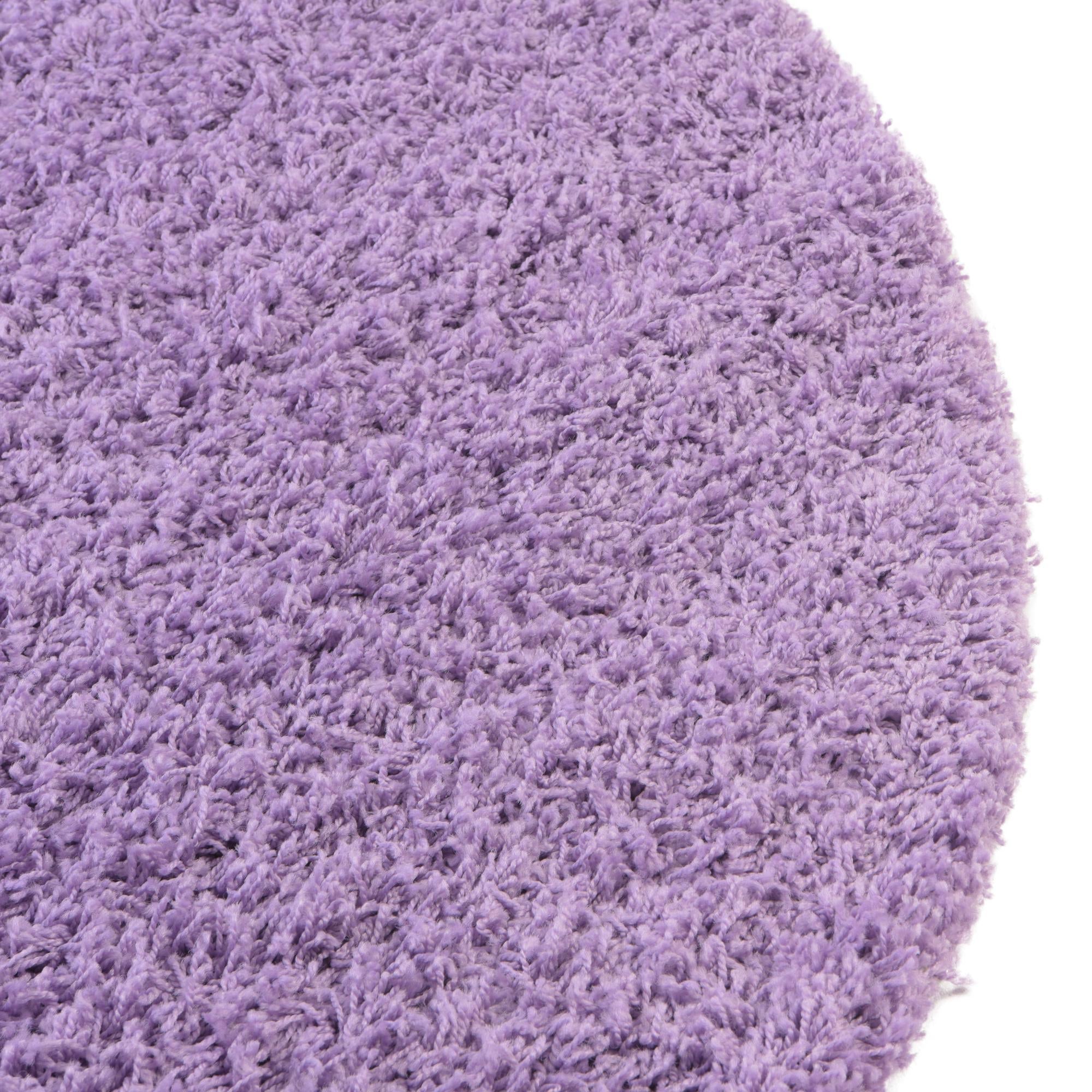 Plush Oasis Collection Area Rug - Serenity (Lilac)