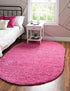 Plush Oasis Collection Area Rug - Serenity (Taffy Pink)