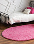 Plush Oasis Collection Area Rug - Serenity (Taffy Pink)