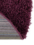 Plush Oasis Collection Area Rug - Serenity (Eggplant Purple)