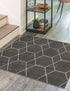 Trellis Mosaic Collection Area Rug - Arborville (Dark Gray)