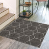 Lattice Garden Collection Area Rug - Arborville (Dark Gray) Square Dark Gray  lifestyle 40