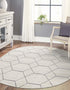 Trellis Mosaic Collection Area Rug - Arborville (Ivory)