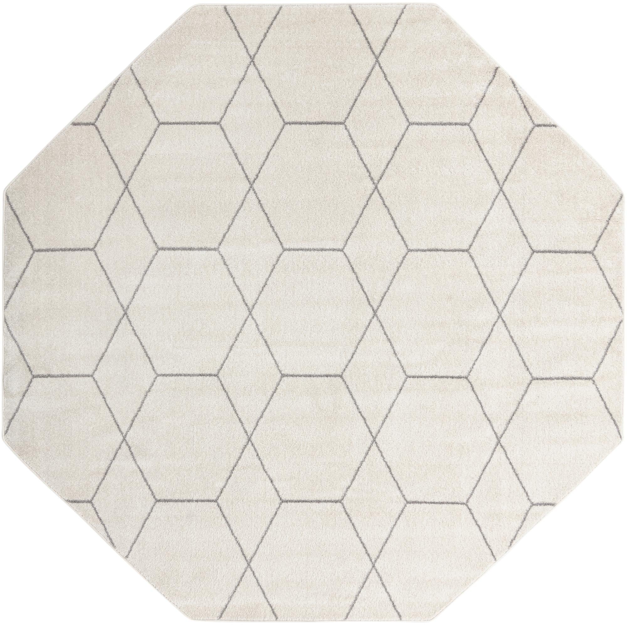 Trellis Mosaic Collection Area Rug - Arborville (Ivory)