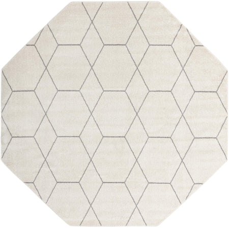 Trellis Mosaic Collection Area Rug - Arborville (Ivory)