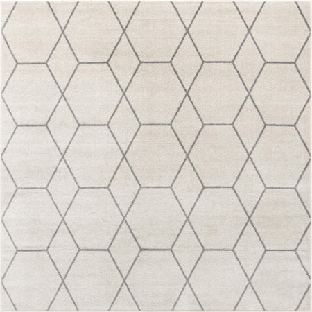 Trellis Mosaic Collection Area Rug - Arborville (Ivory)