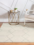 Trellis Mosaic Collection Area Rug - Arborville (Ivory)