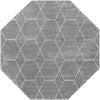 Lattice Garden Collection Area Rug - Arborville (Light Gray) Octagon Light Gray Main