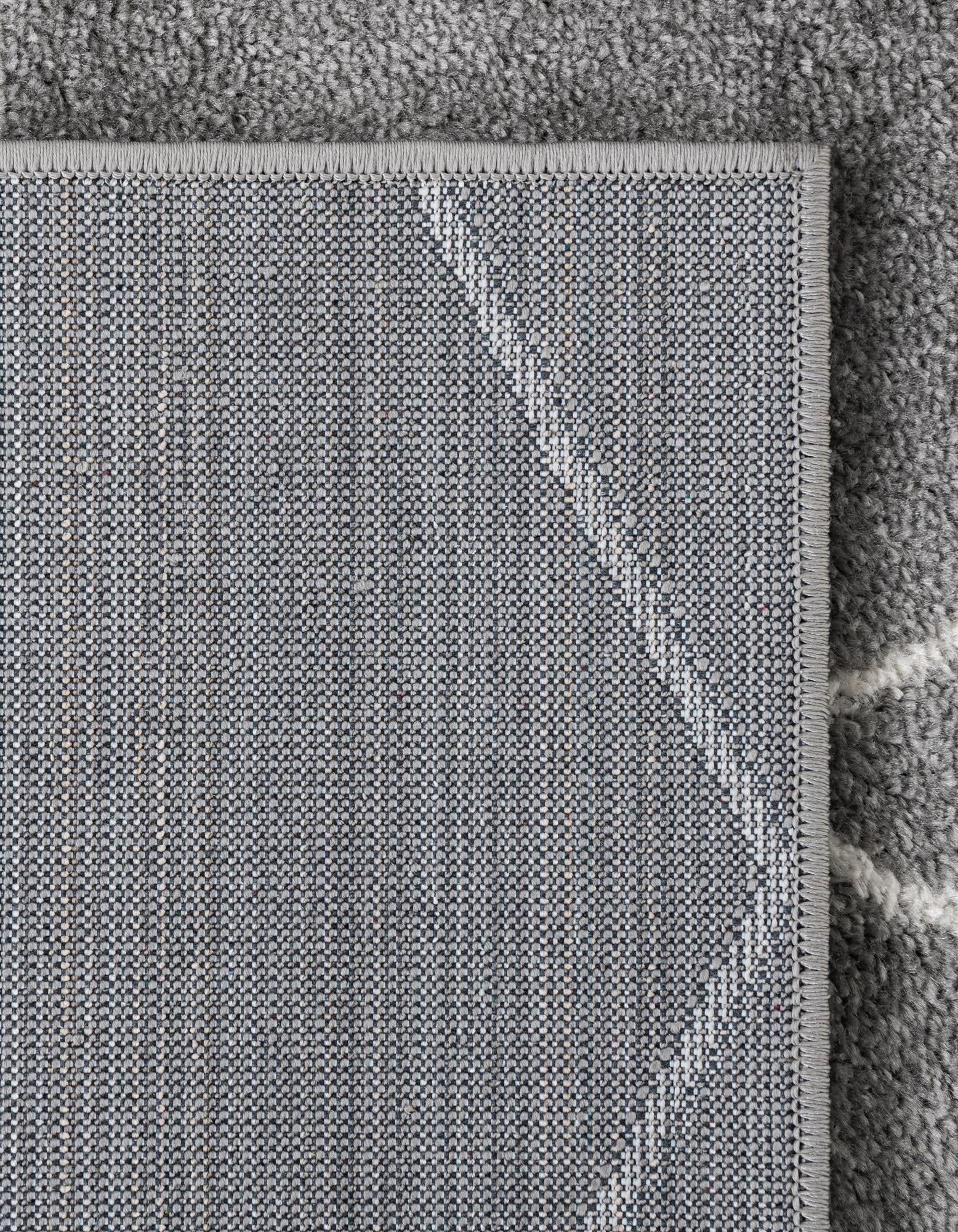 Trellis Mosaic Collection Area Rug - Arborville (Light Gray)