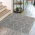 Trellis Mosaic Collection Area Rug - Arborville (Light Gray)