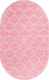 Trellis Mosaic Collection Area Rug -  Pergolatown (Light Pink)