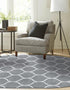 Trellis Mosaic Collection Area Rug -  Pergolatown (Light Gray)