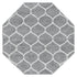 Trellis Mosaic Collection Area Rug -  Pergolatown (Light Gray)