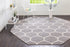 Trellis Mosaic Collection Area Rug -  Pergolatown (Light Gray)