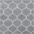 Trellis Mosaic Collection Area Rug -  Pergolatown (Light Gray)