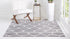 Trellis Mosaic Collection Area Rug -  Pergolatown (Light Gray)