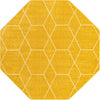 Lattice Garden Collection Area Rug - Arborville (Yellow) Octagon Yellow Main