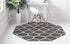 Trellis Mosaic Collection Area Rug -  Pergolatown (Dark Gray)