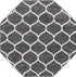 Trellis Mosaic Collection Area Rug -  Pergolatown (Dark Gray)