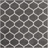 Trellis Mosaic Collection Area Rug -  Pergolatown (Dark Gray)