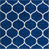 Trellis Mosaic Collection Area Rug -  Pergolatown (Navy Blue)