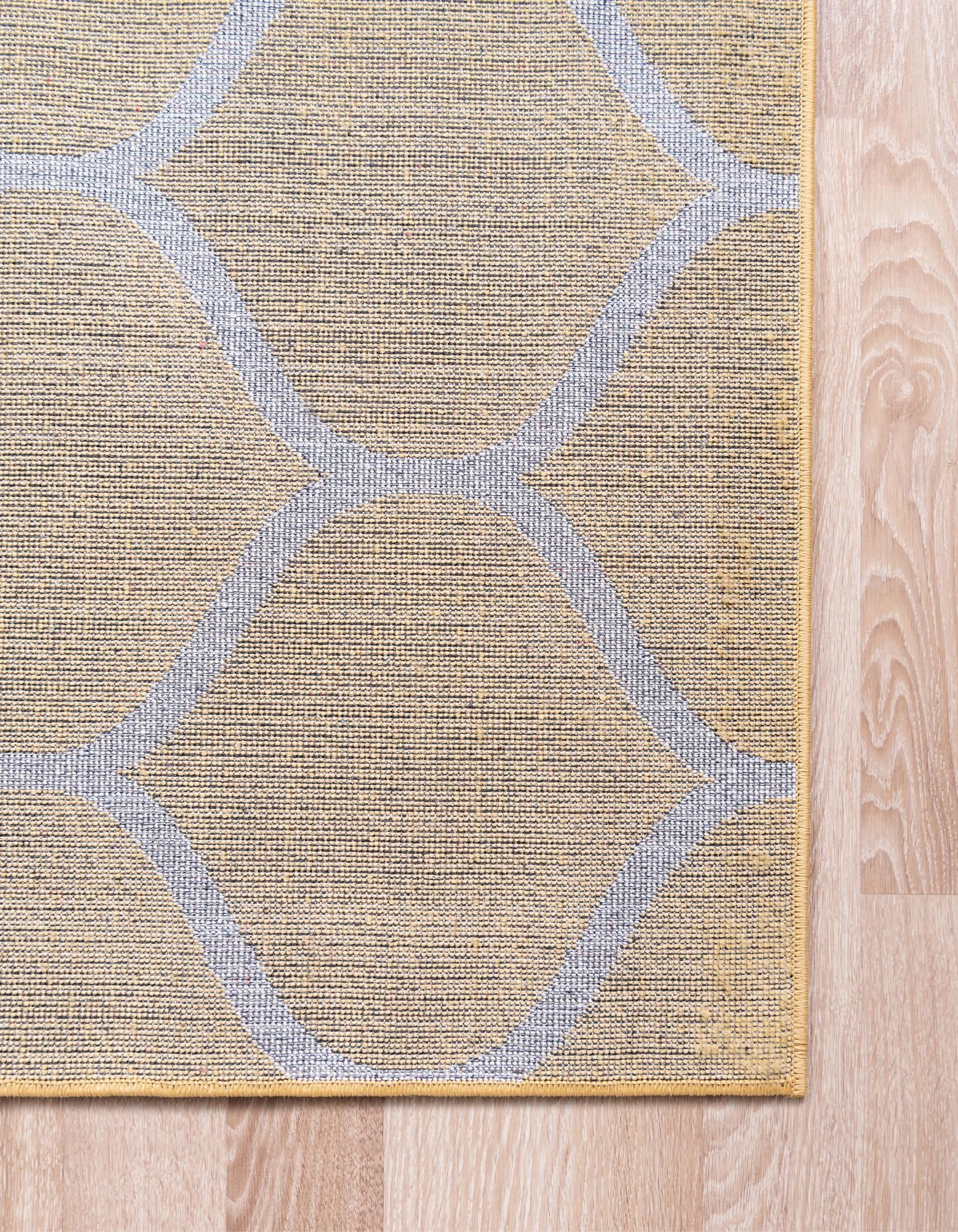 Trellis Mosaic Collection Area Rug -  Pergolatown (Yellow)