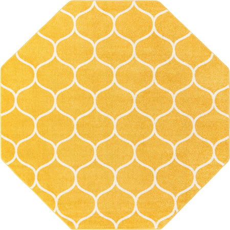 Trellis Mosaic Collection Area Rug -  Pergolatown (Yellow)