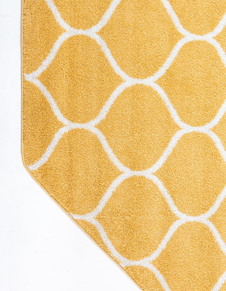 Trellis Mosaic Collection Area Rug -  Pergolatown (Yellow)