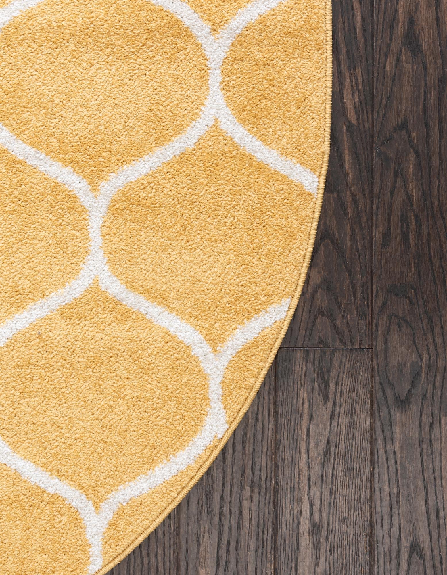 Trellis Mosaic Collection Area Rug -  Pergolatown (Yellow)