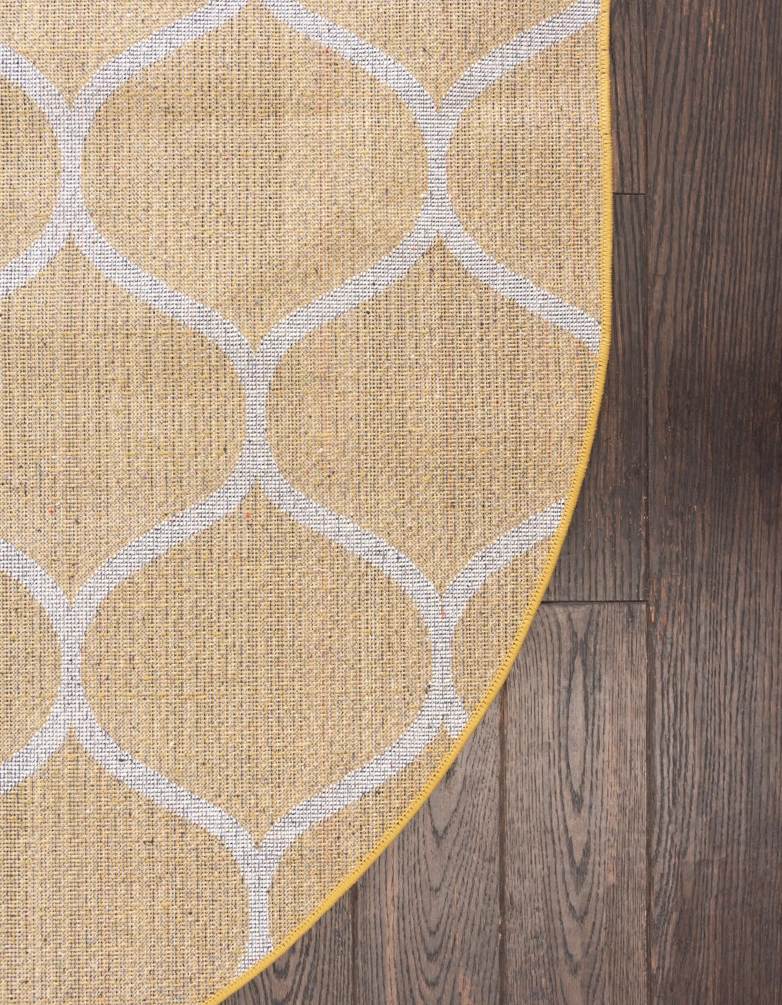 Trellis Mosaic Collection Area Rug -  Pergolatown (Yellow)