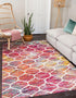 Trellis Mosaic Collection Area Rug -  Pergolatown (Multi)