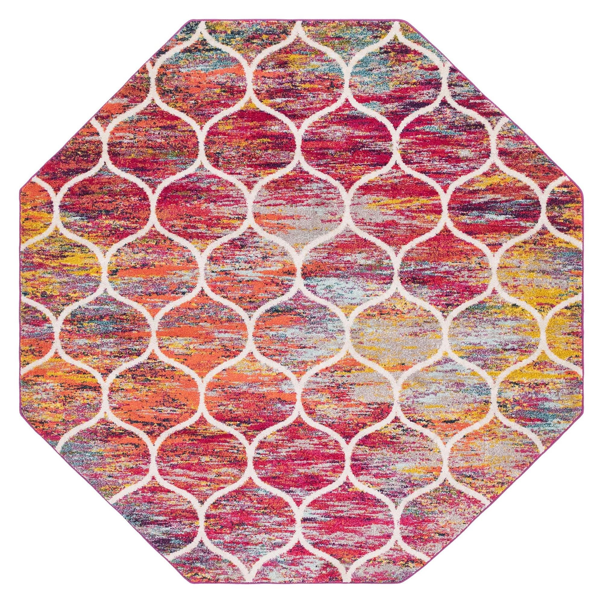 Trellis Mosaic Collection Area Rug -  Pergolatown (Multi)