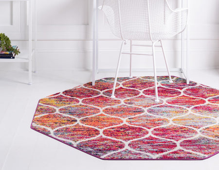 Trellis Mosaic Collection Area Rug -  Pergolatown (Multi)