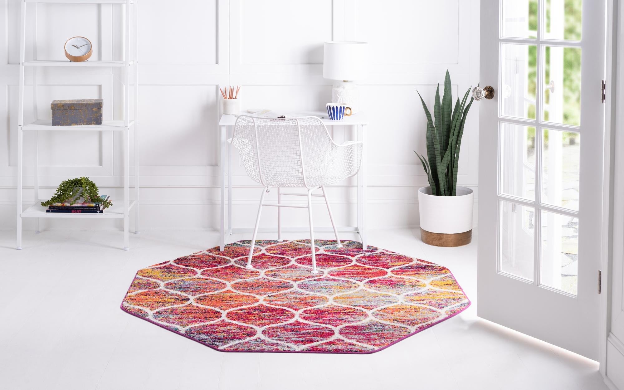 Trellis Mosaic Collection Area Rug -  Pergolatown (Multi)