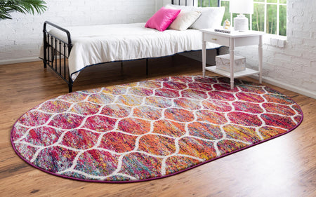 Trellis Mosaic Collection Area Rug -  Pergolatown (Multi)