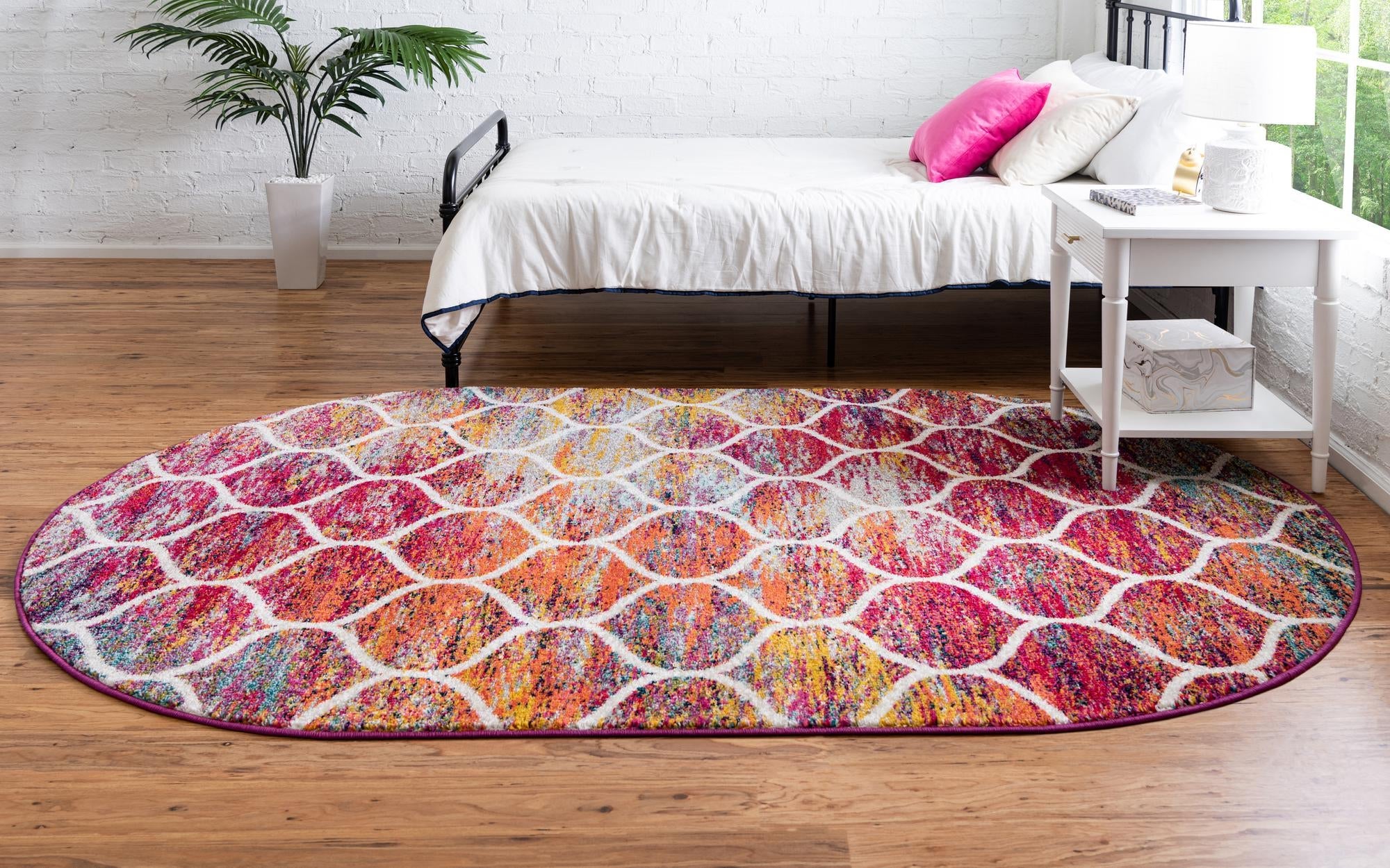 Trellis Mosaic Collection Area Rug -  Pergolatown (Multi)