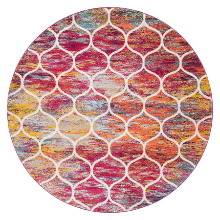 Trellis Mosaic Collection Area Rug -  Pergolatown (Multi)