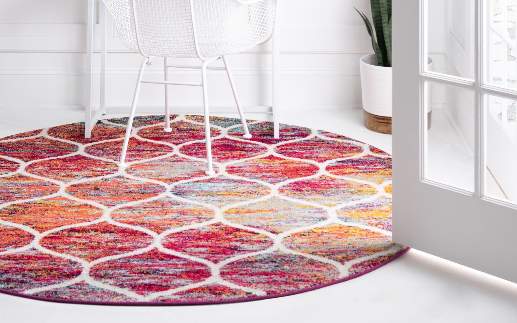 Trellis Mosaic Collection Area Rug -  Pergolatown (Multi)