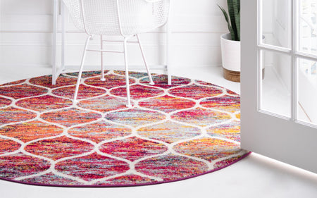 Trellis Mosaic Collection Area Rug -  Pergolatown (Multi)