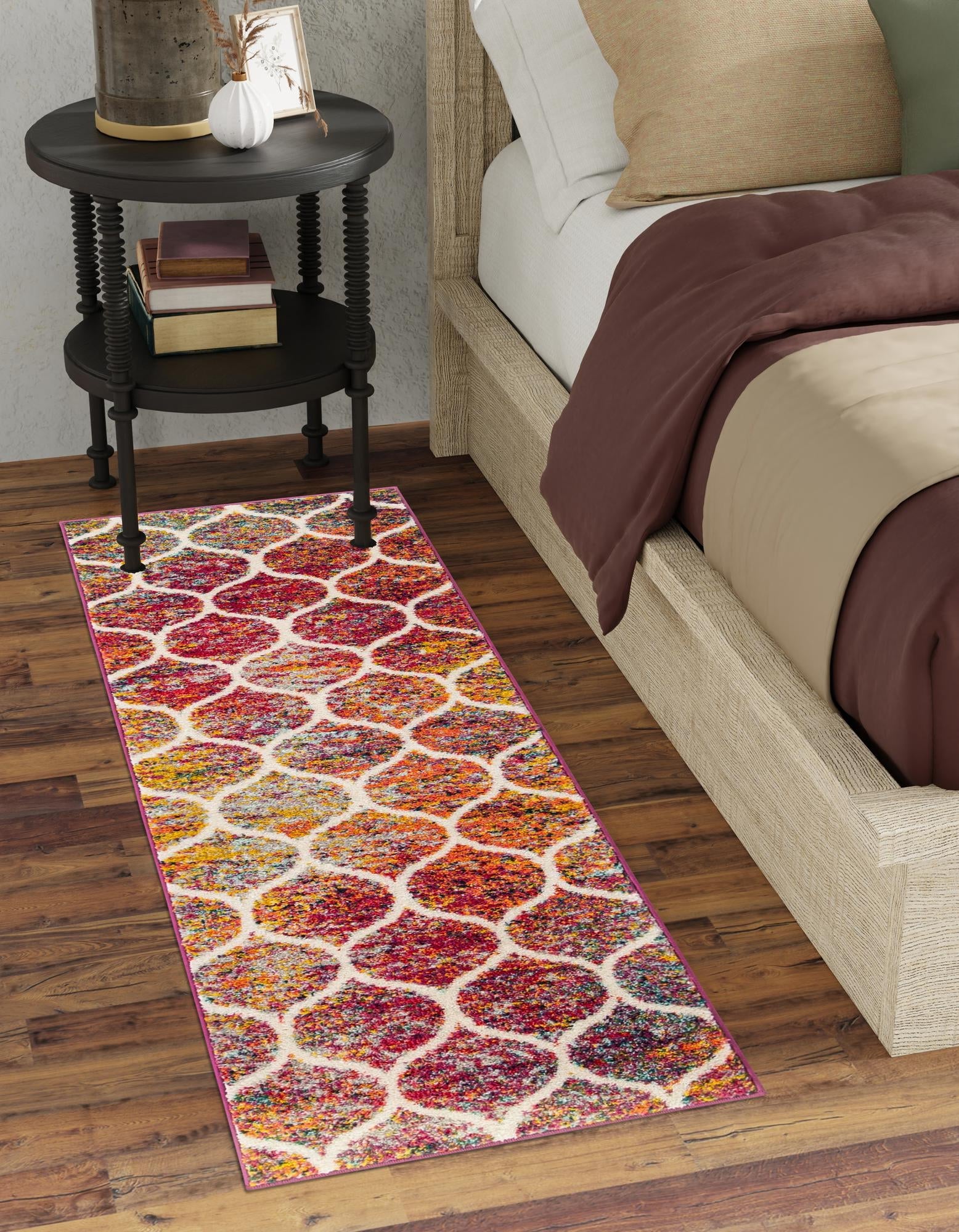 Trellis Mosaic Collection Area Rug -  Pergolatown (Multi)